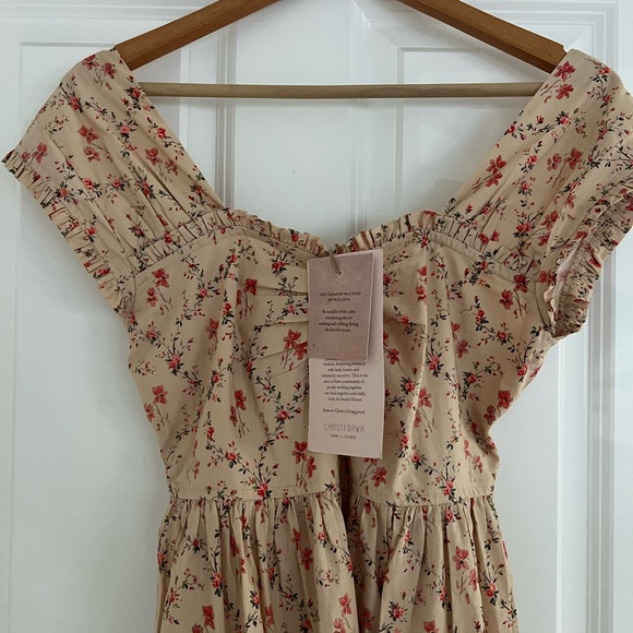 Christy Dawn Floral Cream Dress - Picture 5 of 7